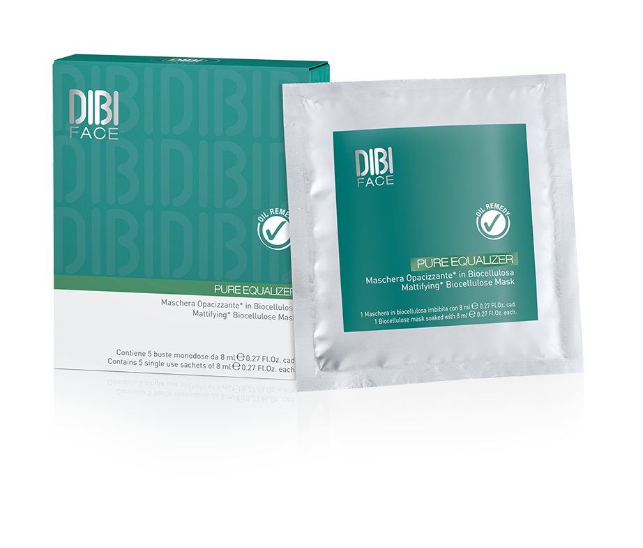 DIBI PURE EQ. MATTIFYING BIOCELLULOSE MASK 5PZ (P/R)
